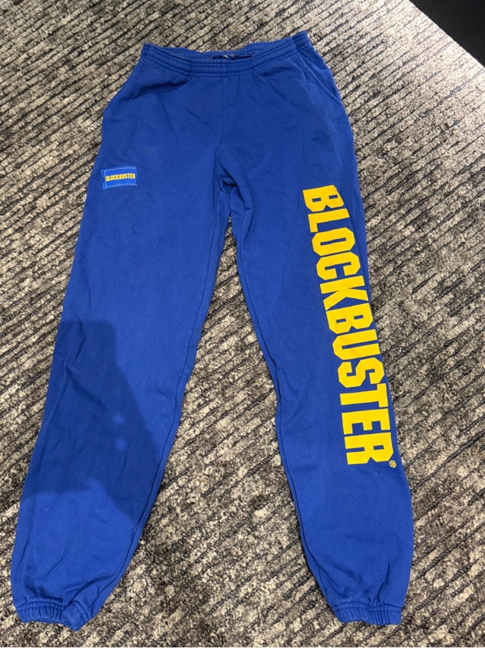 Blockbuster Blue Logo Jogger Sweatpants